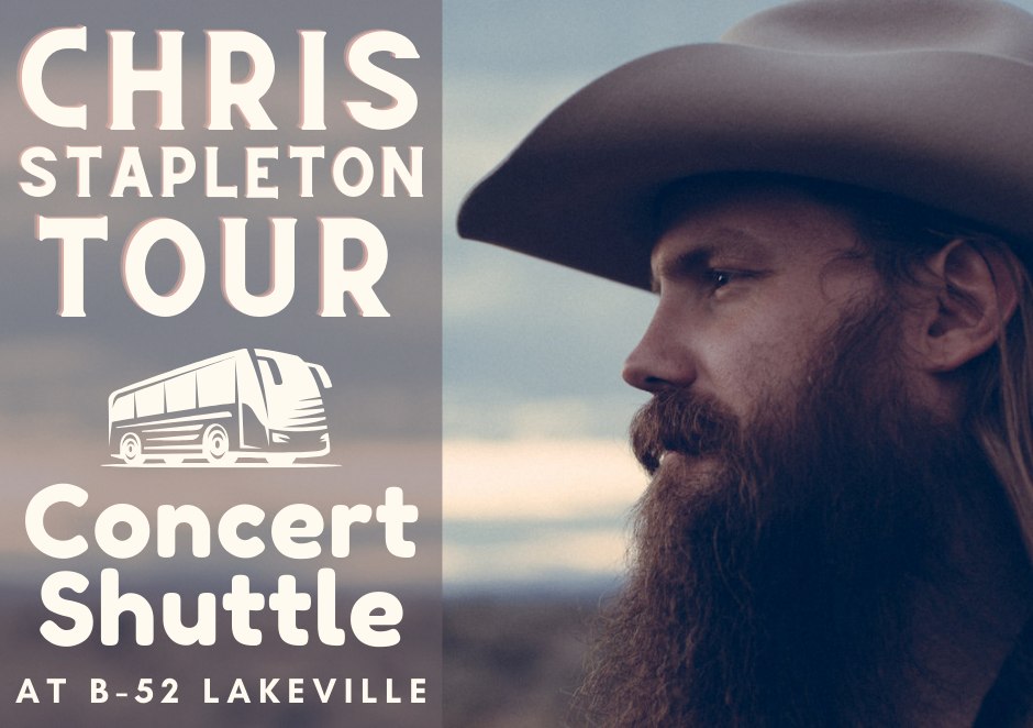 Chris Stapleton Tour. Motorcoach Concert Shuttle.