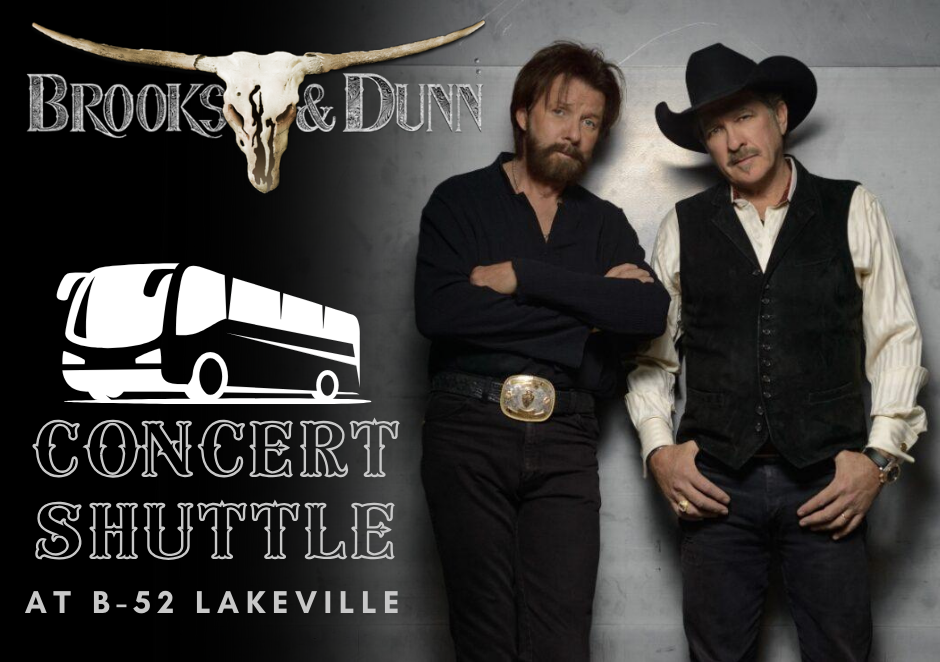 Brooks & Dunn Tour. Concert Motorcoach Shuttle.