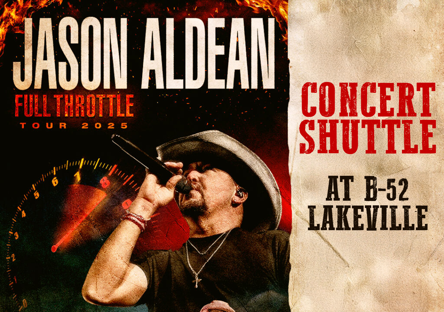 Jason Aldean Minnesota Concert Shuttle Luxury Motorcoach