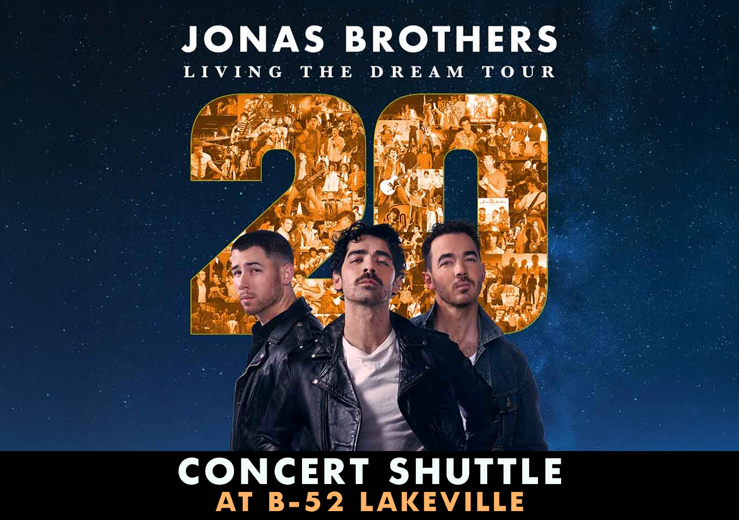 Jonas Brother Minnesota Concert Shuttle Luxury Motorcoach